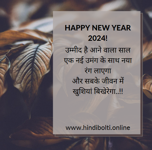 Happy New Year Quotes in Hindi